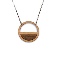 Load image into Gallery viewer, Wood Circle Cutout Necklace