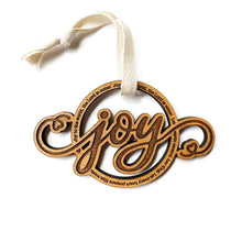 Load image into Gallery viewer, JOY to the World Wood Ornament