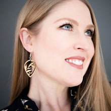 Load image into Gallery viewer, Branches Cutout Wood Earrings