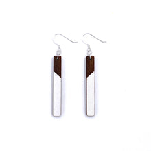 Load image into Gallery viewer, Boho Rectangle Wood Earrings