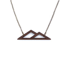 Load image into Gallery viewer, Wood Mountain Cutout Necklace