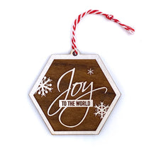 Load image into Gallery viewer, Joy to the World - Wood Ornament