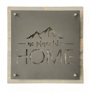 No Place Like Home - Metal Sign