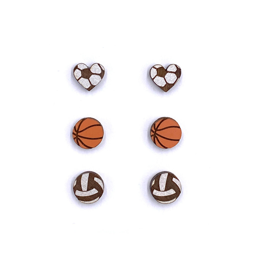 Sport Collection Stud Earrings